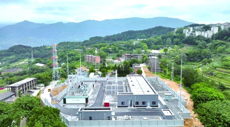 涪陵110千伏麦子坪变电站通电投运