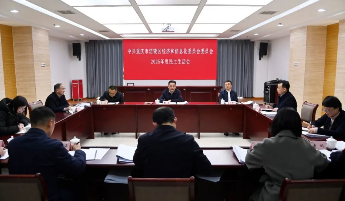 黎勇参加指导区经济信息委党委2025年度民主生活会