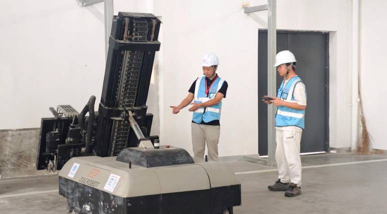 重庆首批“持证”建筑机器人操作人员在涪陵受训